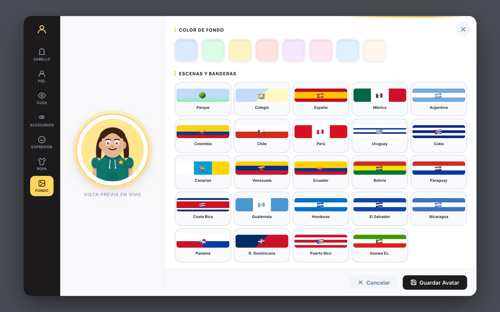 Personaliza tu avatar al completo