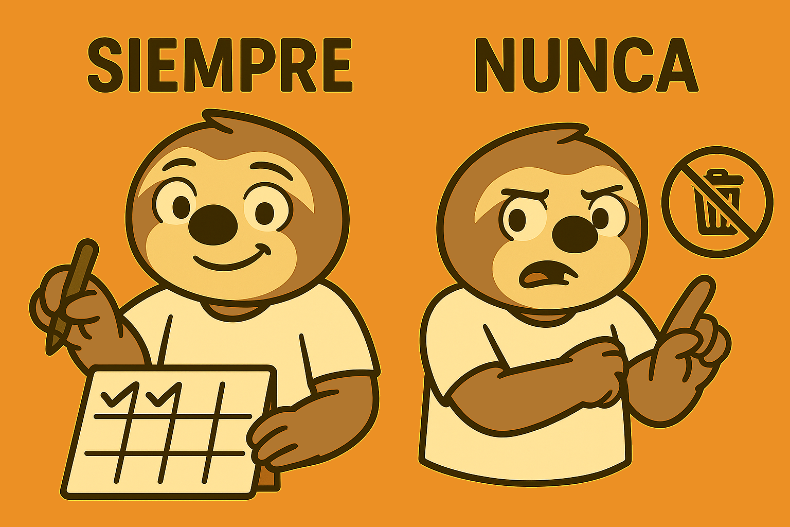 Los Adverbios de Frecuencia (always, sometimes, never…)
