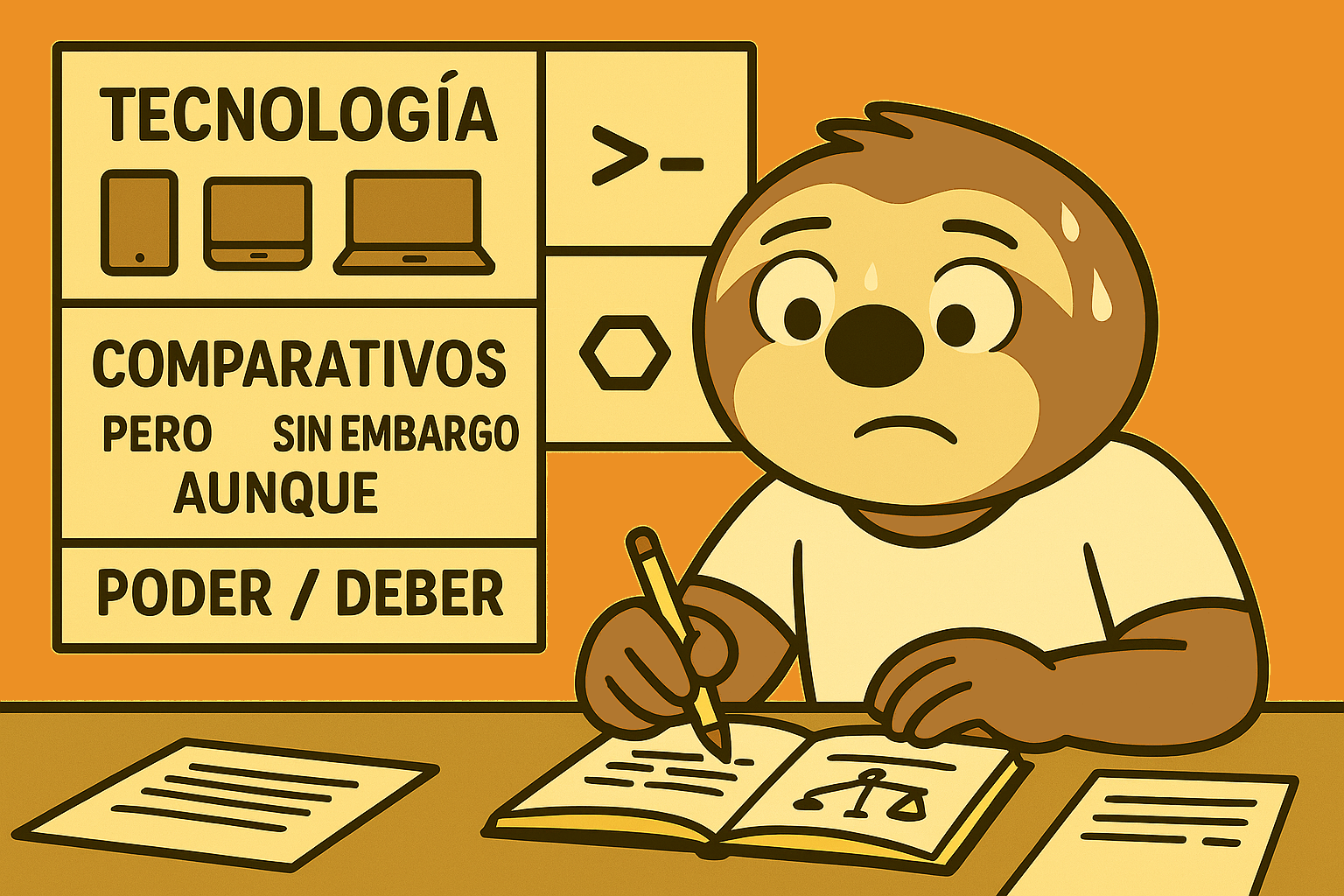 Repaso de Tecnología, Comparativos, Verbos Modales, Conectores