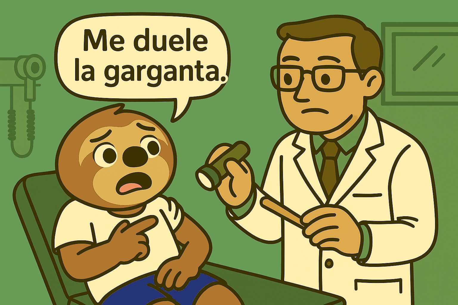 Verbo DOLER + Partes del Cuerpo: Ejercicios Interactivos A1