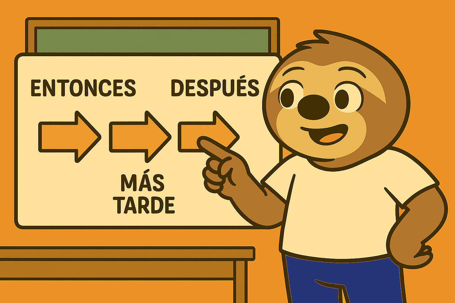 Conectores Temporales de A2: Entonces, Después, Más Tardem Al Final – Ejercicios