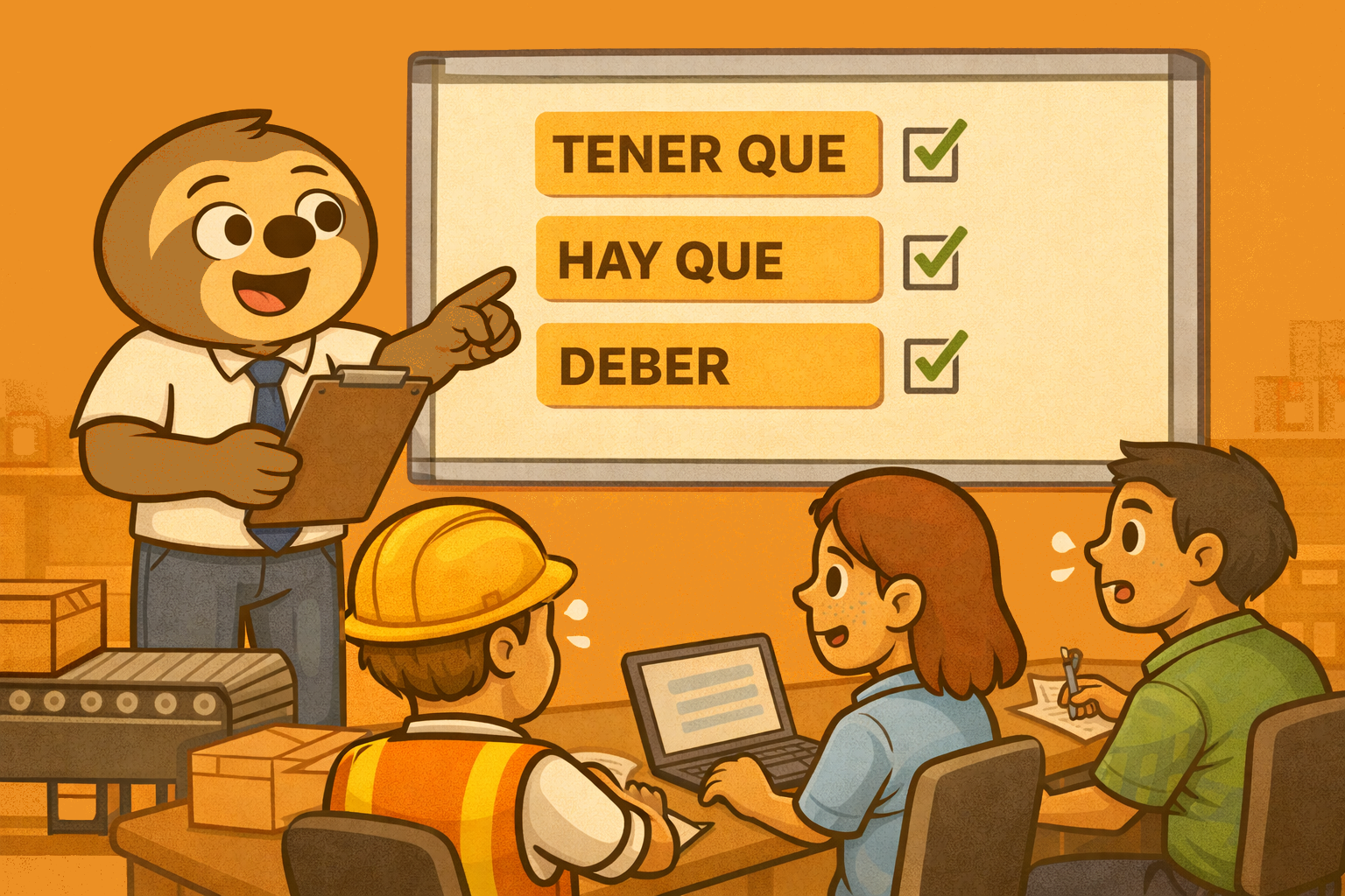 Tener que, Deber, Hay que: Ejercicios A2